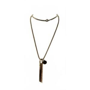 Stainless Steel Mindfu;l Breating Necklace Anxiety Relief